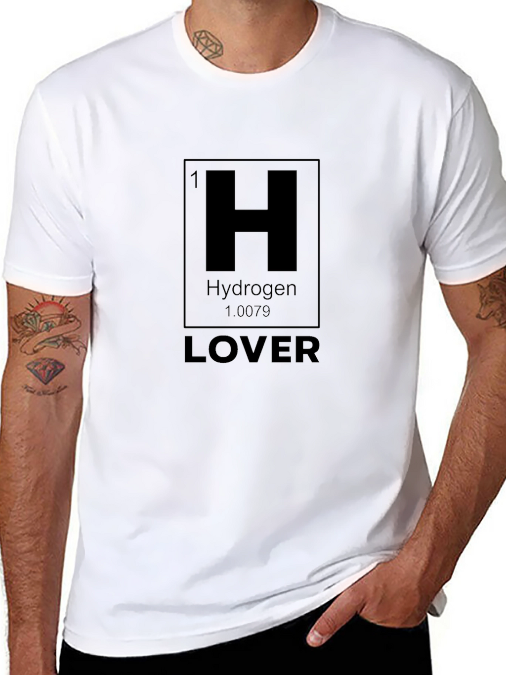 Hydrogen Lover Graphic T-Shirt - Science Tee