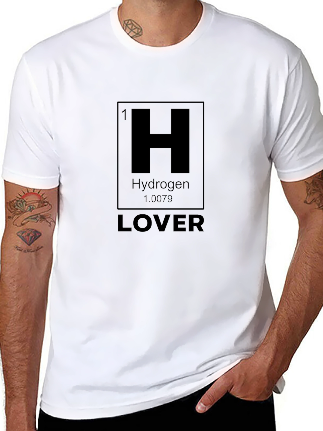 Hydrogen Lover Graphic T-Shirt - Science Tee