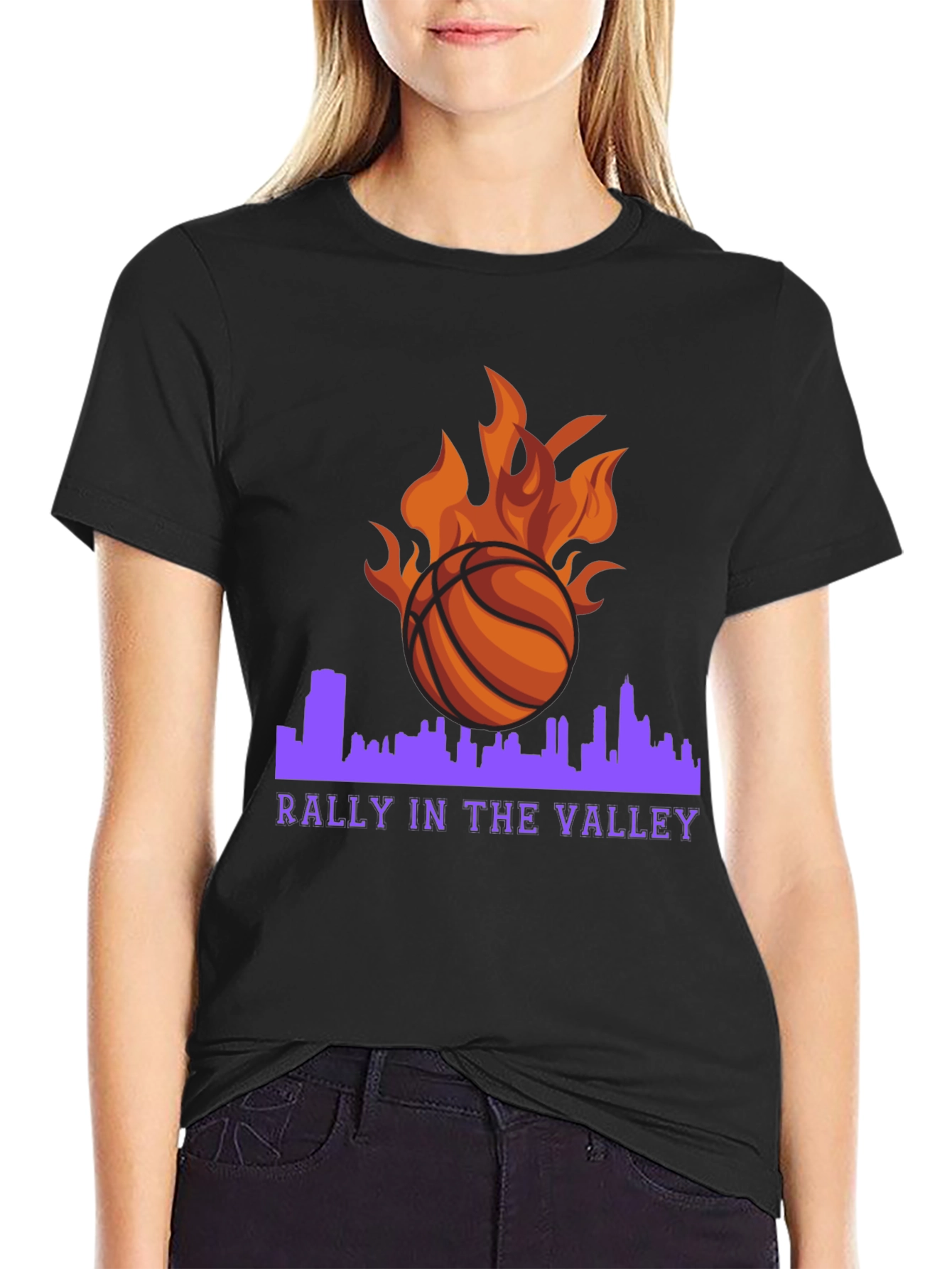 Rally in the Valley T-Shirt - Phoenix Basketball Fan Tee