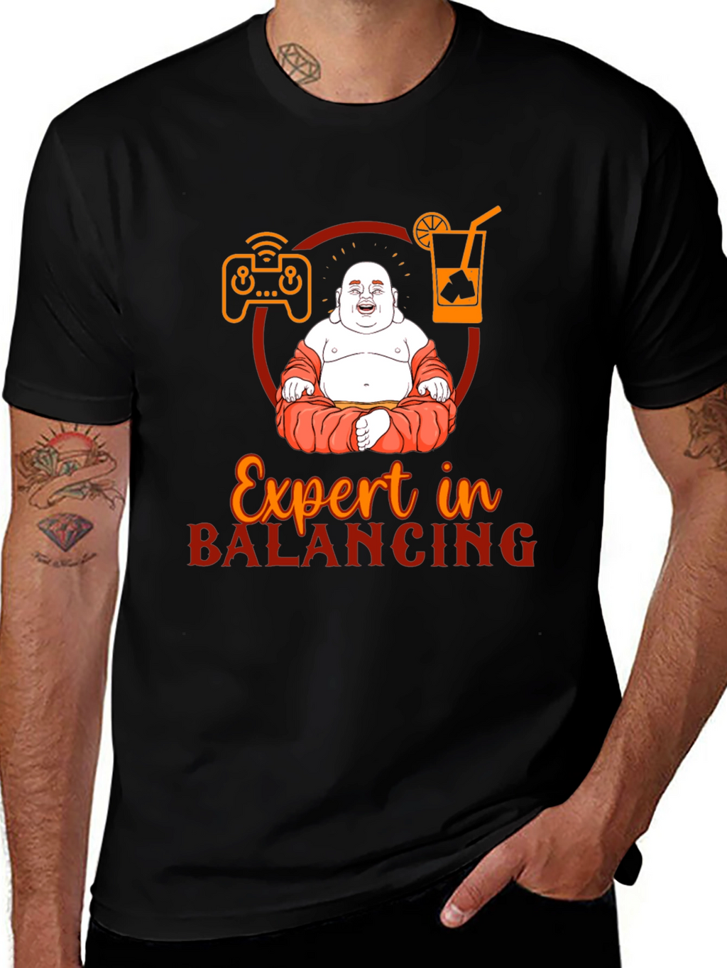 Expert in Balancing Mens Graphic Tee