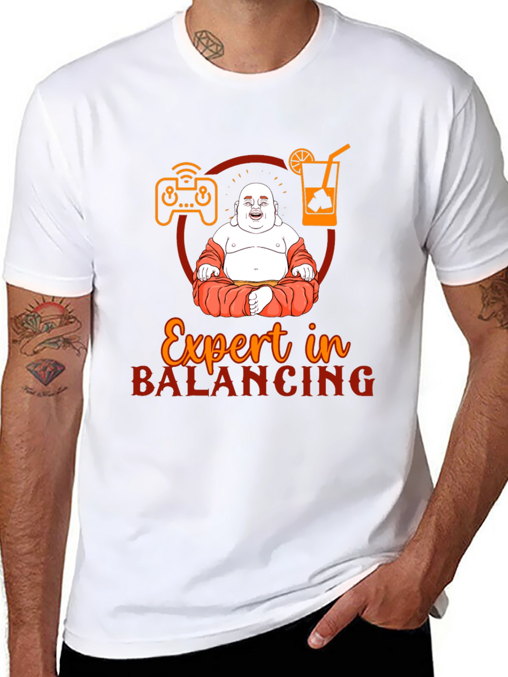 Expert in Balancing Mens Graphic Tee