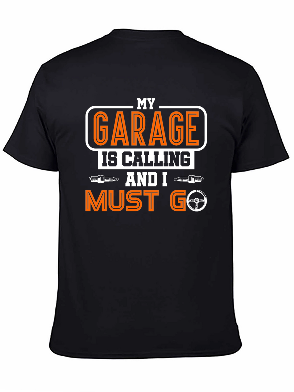 My Garage Is Calling Funny Car Mechanic T-Shirt