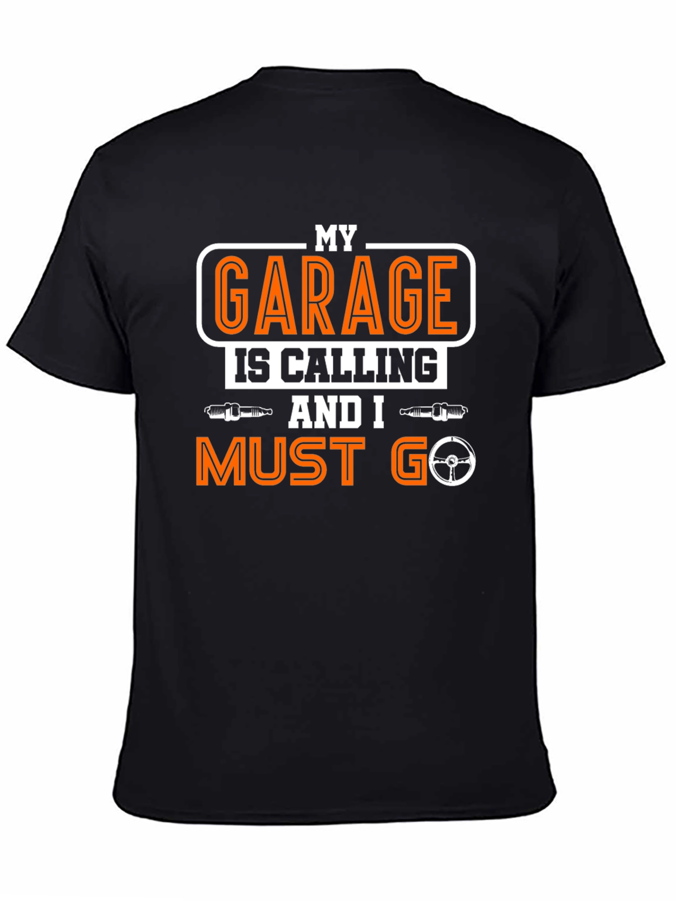 My Garage Is Calling Funny Car Mechanic T-Shirt