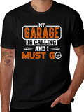My Garage Is Calling Funny Car Mechanic T-Shirt