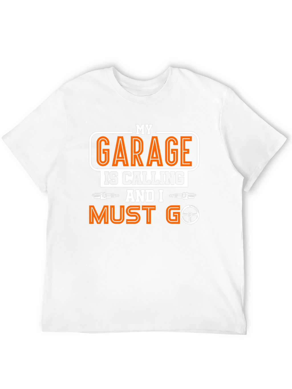 My Garage Is Calling Funny Car Mechanic T-Shirt