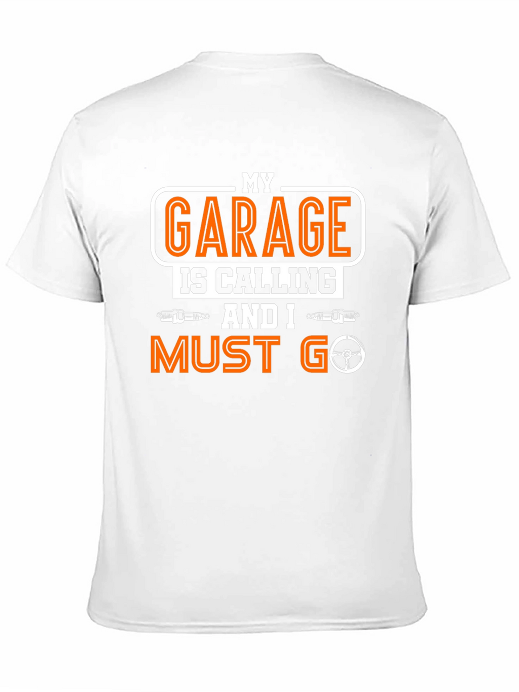 My Garage Is Calling Funny Car Mechanic T-Shirt