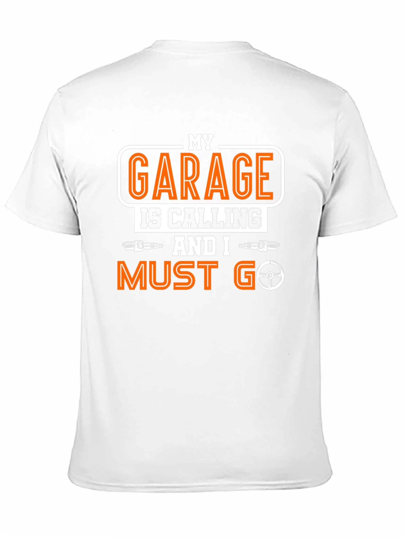 My Garage Is Calling Funny Car Mechanic T-Shirt