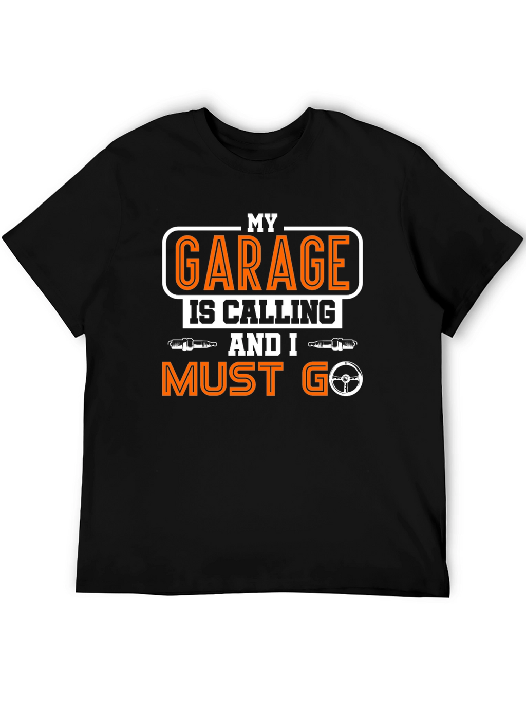 My Garage Is Calling Funny Car Mechanic T-Shirt