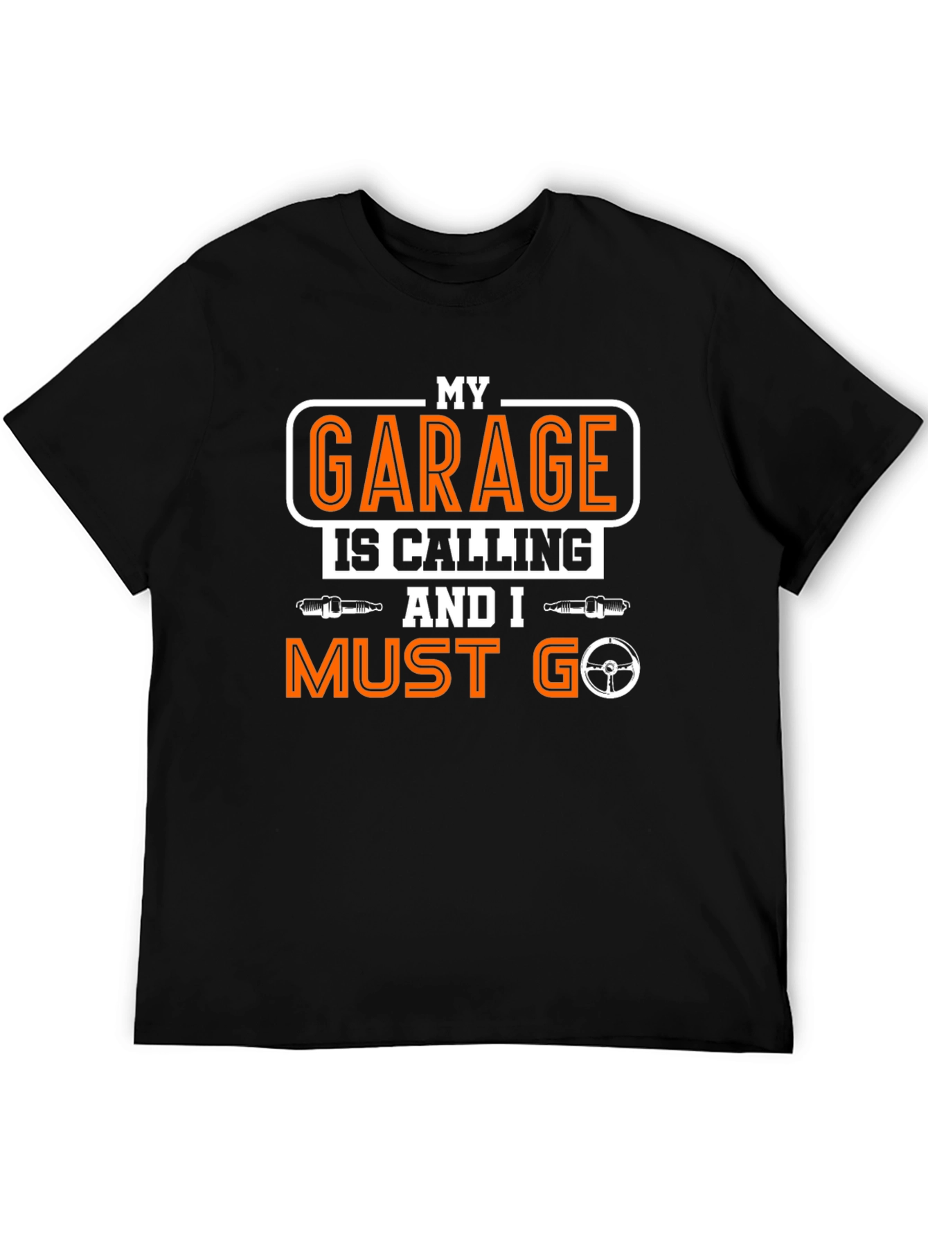 My Garage Is Calling Funny Car Mechanic T-Shirt