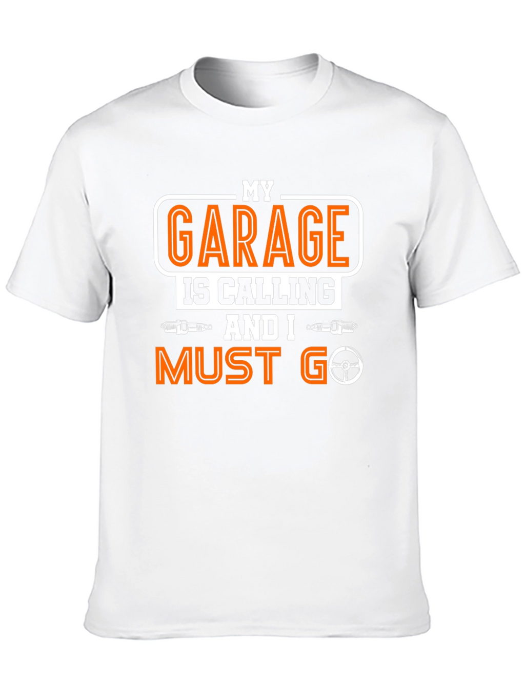 My Garage Is Calling Funny Car Mechanic T-Shirt