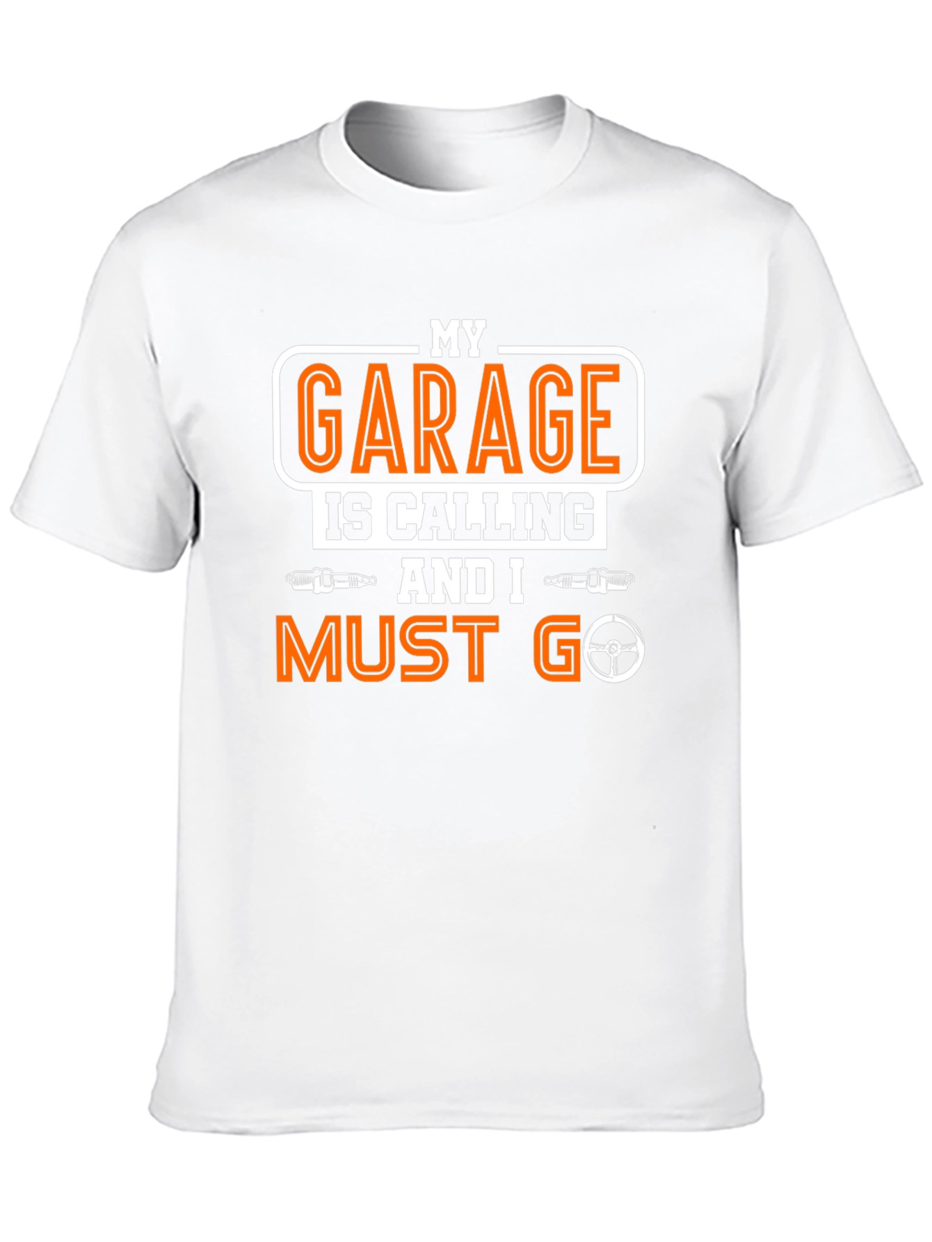 My Garage Is Calling Funny Car Mechanic T-Shirt