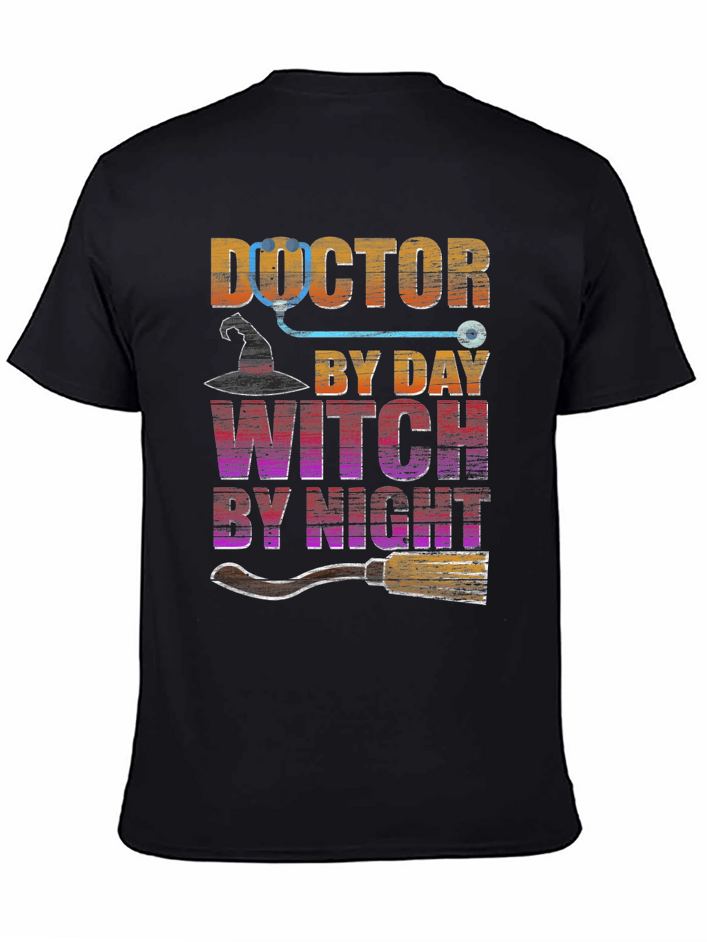 Doctor By Day Witch By Night Halloween T-Shirt