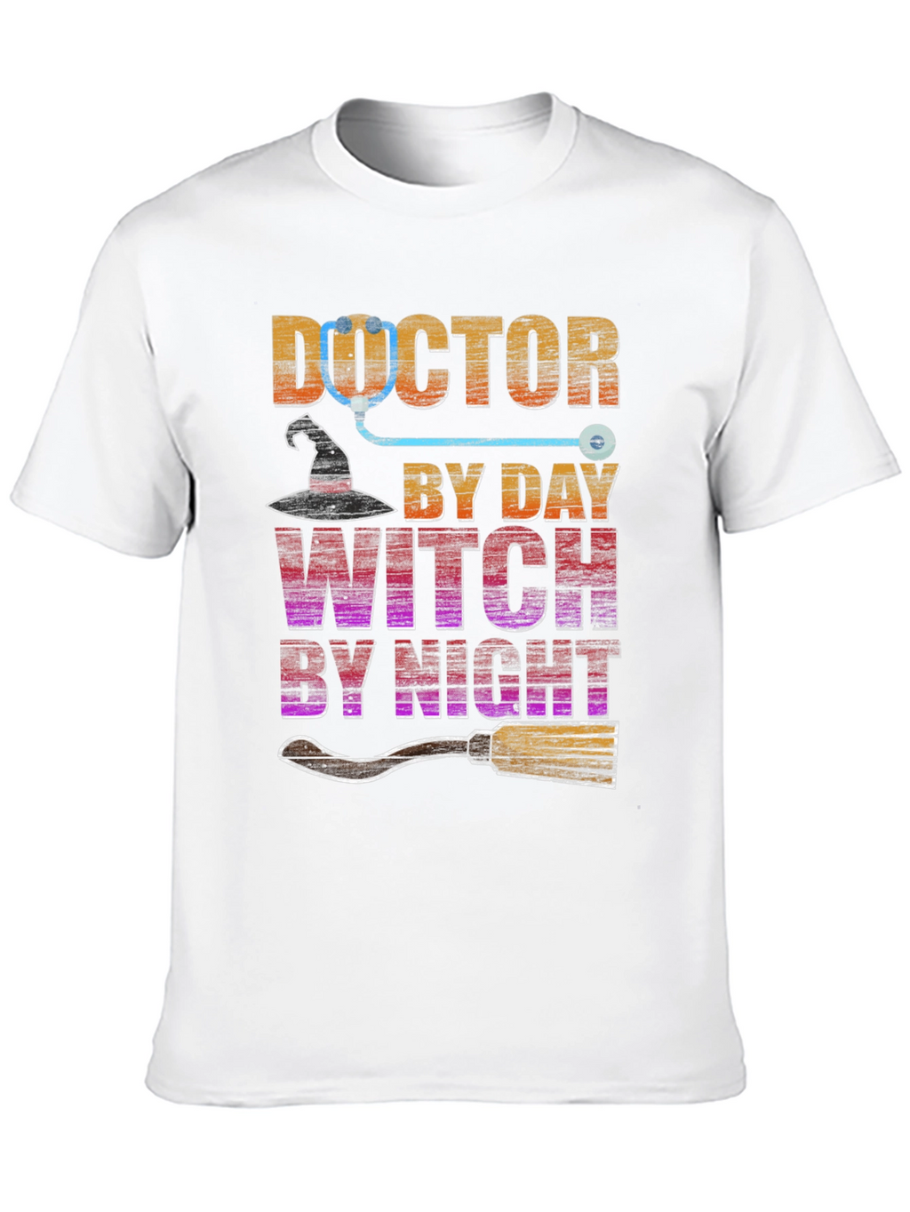 Doctor By Day Witch By Night Halloween T-Shirt