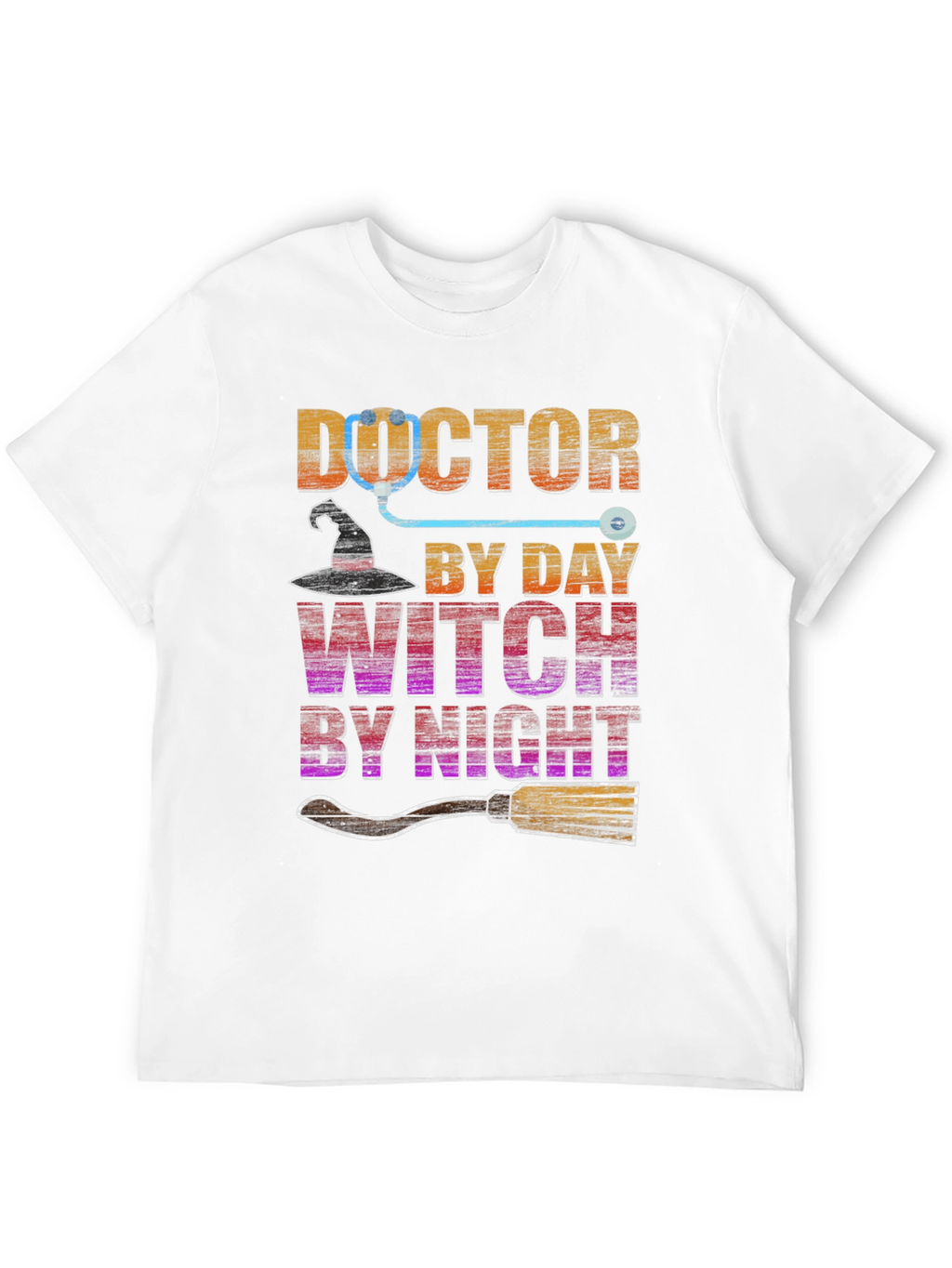 Doctor By Day Witch By Night Halloween T-Shirt