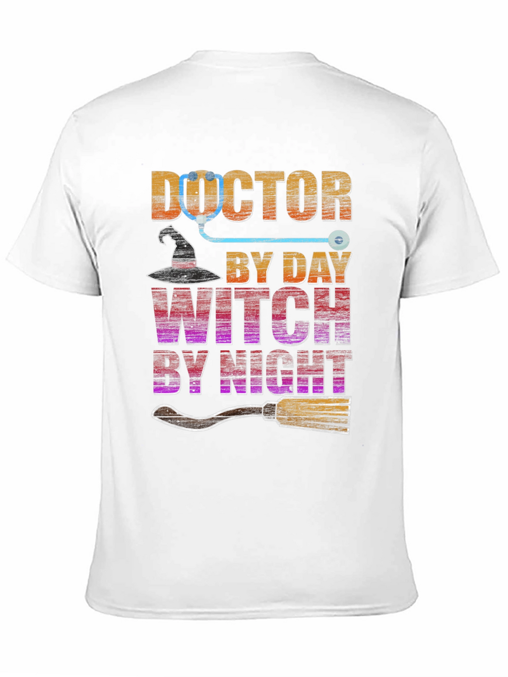 Doctor By Day Witch By Night Halloween T-Shirt