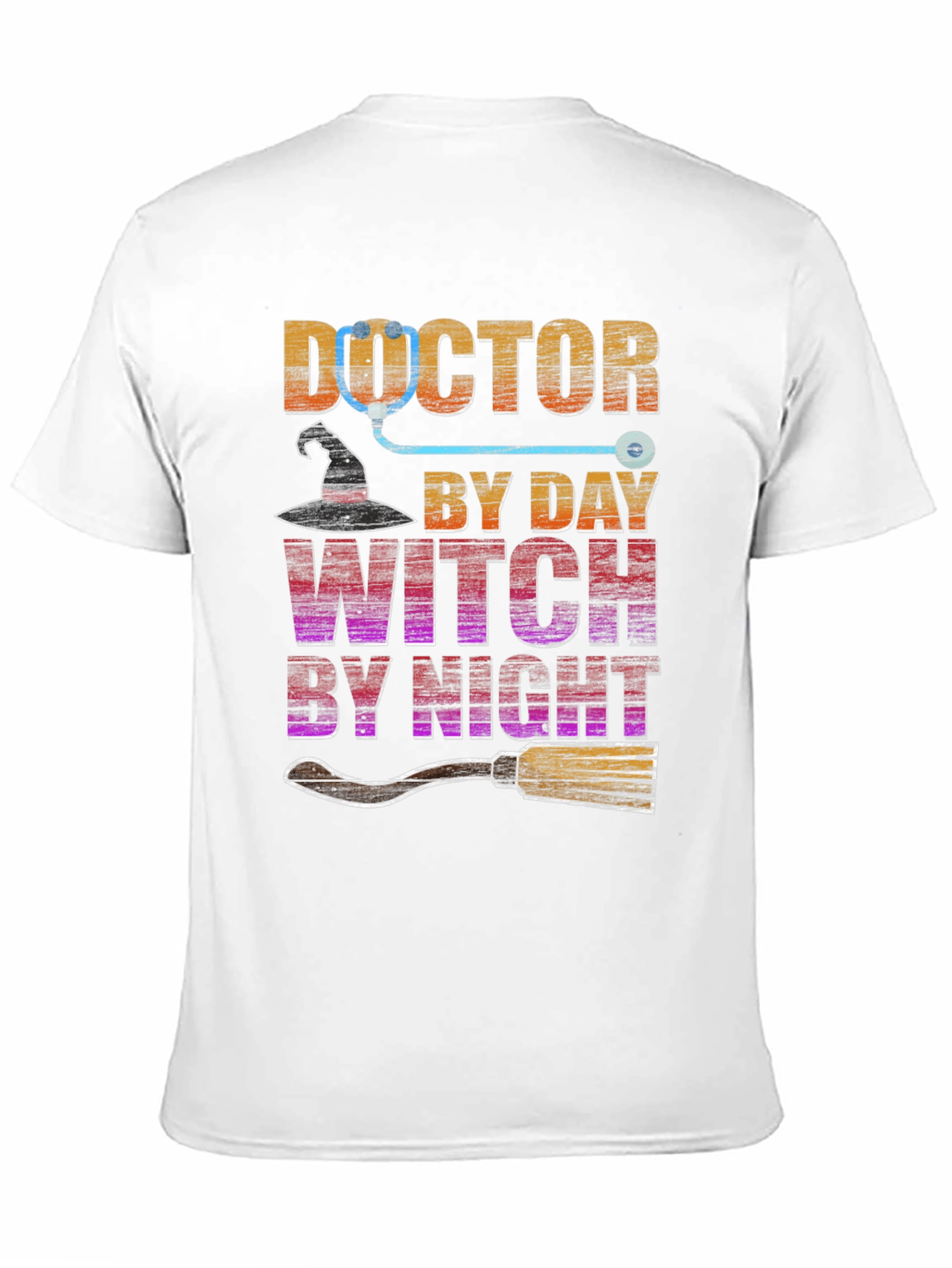 Doctor By Day Witch By Night Halloween T-Shirt