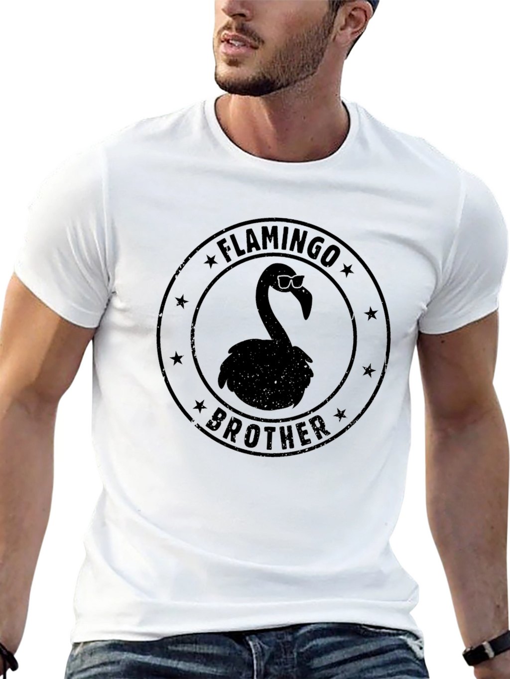 Flamingo Brother Graphic T-Shirt
