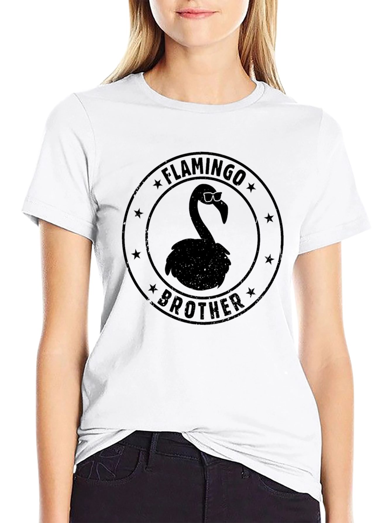 Flamingo Brother Graphic T-Shirt