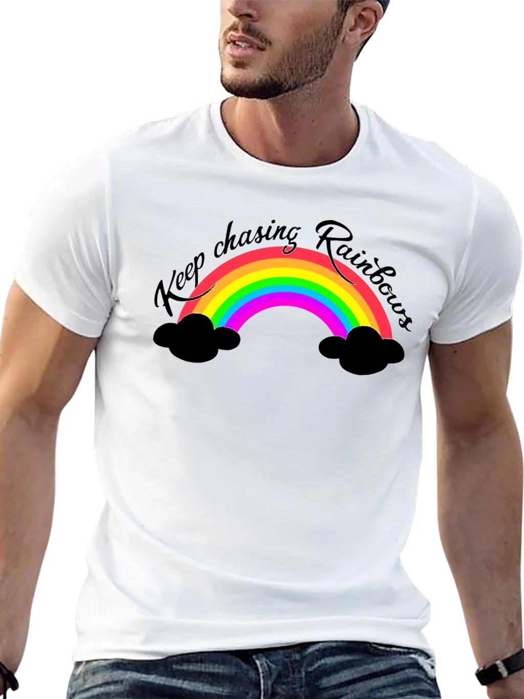 Keep Chasing Rainbows Graphic T-Shirt