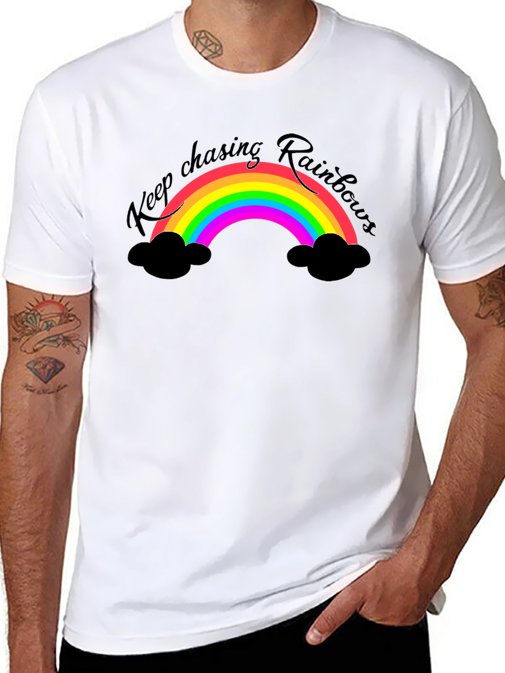 Keep Chasing Rainbows Graphic T-Shirt