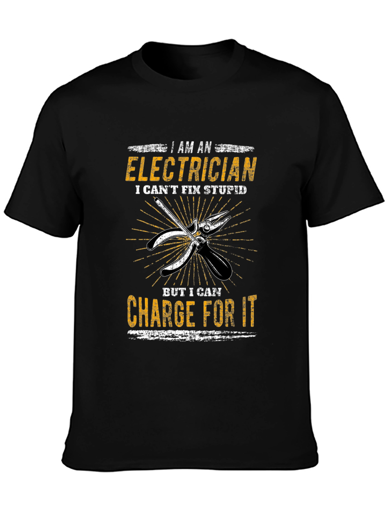 Electrician Humor T-Shirt - I Can Charge For It