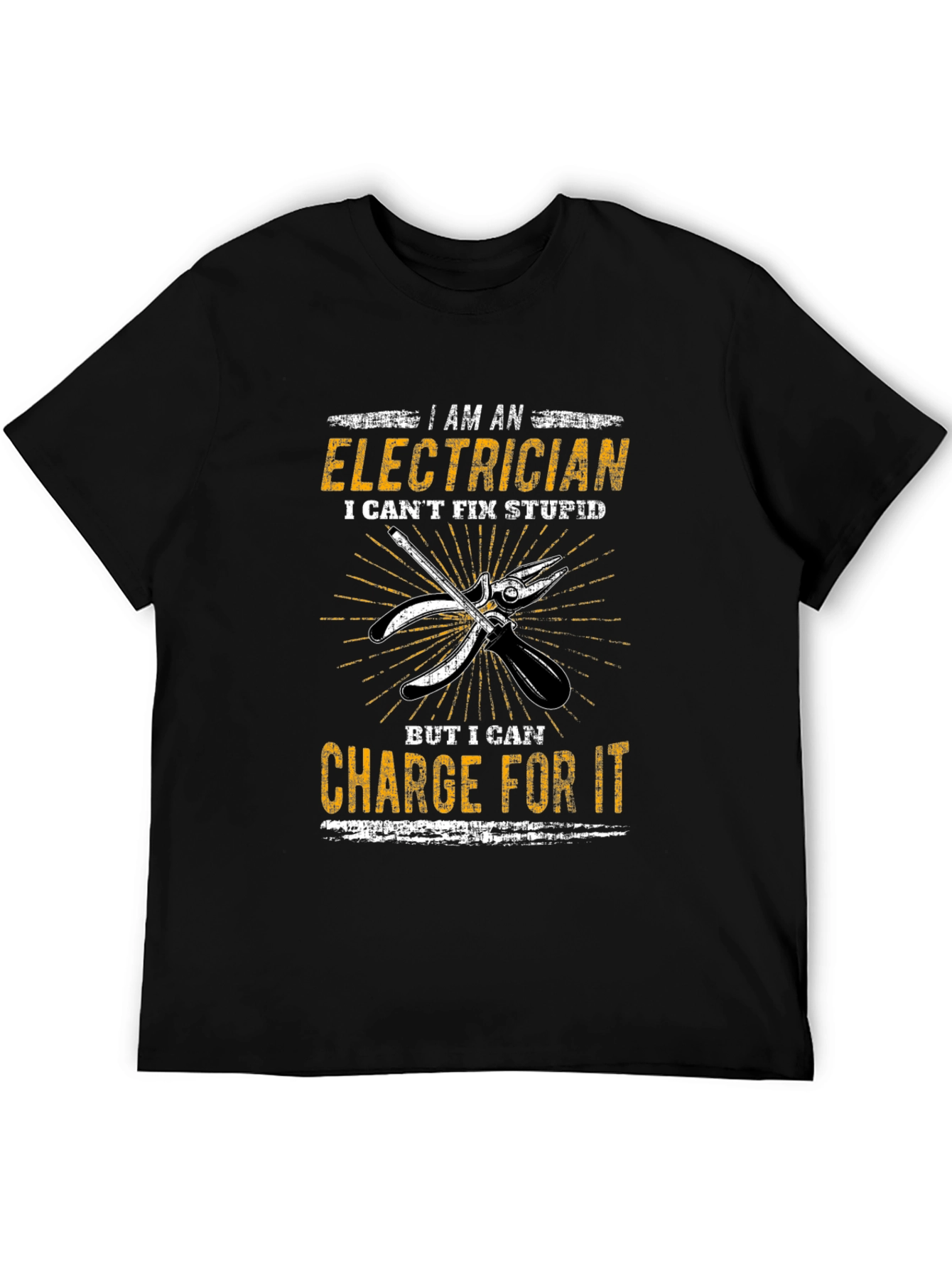 Electrician Humor T-Shirt - I Can Charge For It
