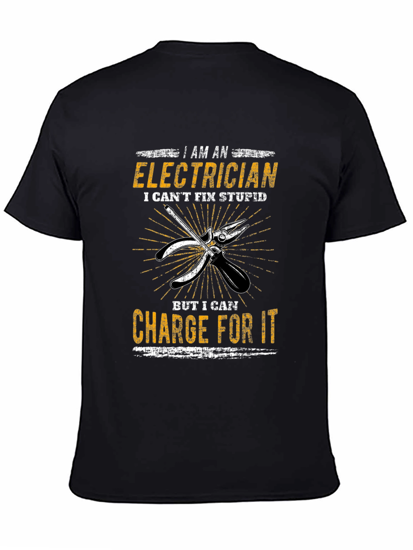 Electrician Humor T-Shirt - I Can Charge For It