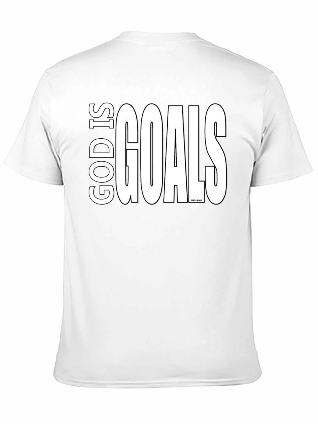 God Is Goals Graphic Tee - Black Cotton T-Shirt