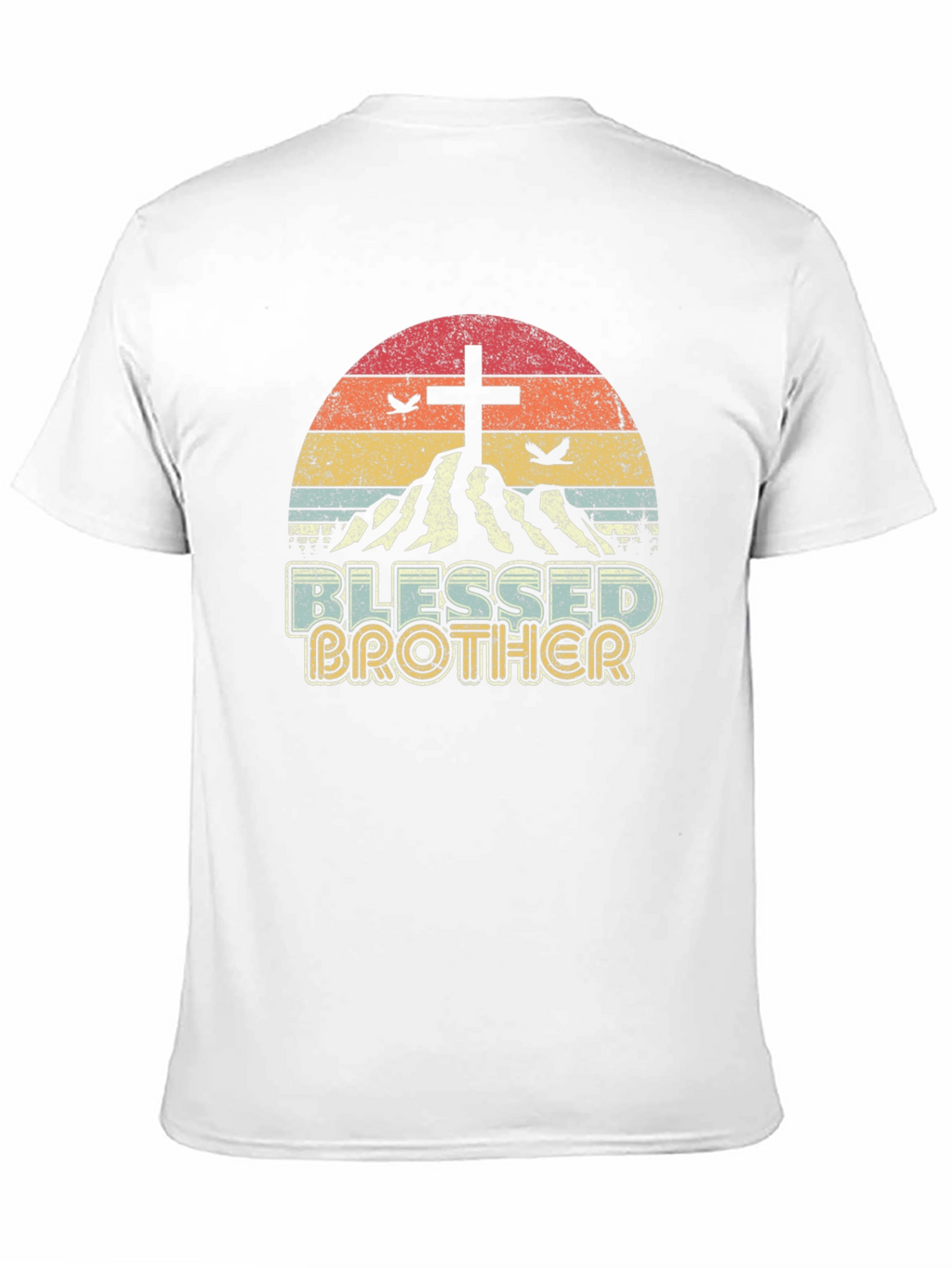 Blessed Brother Christian Graphic Tee - Black
