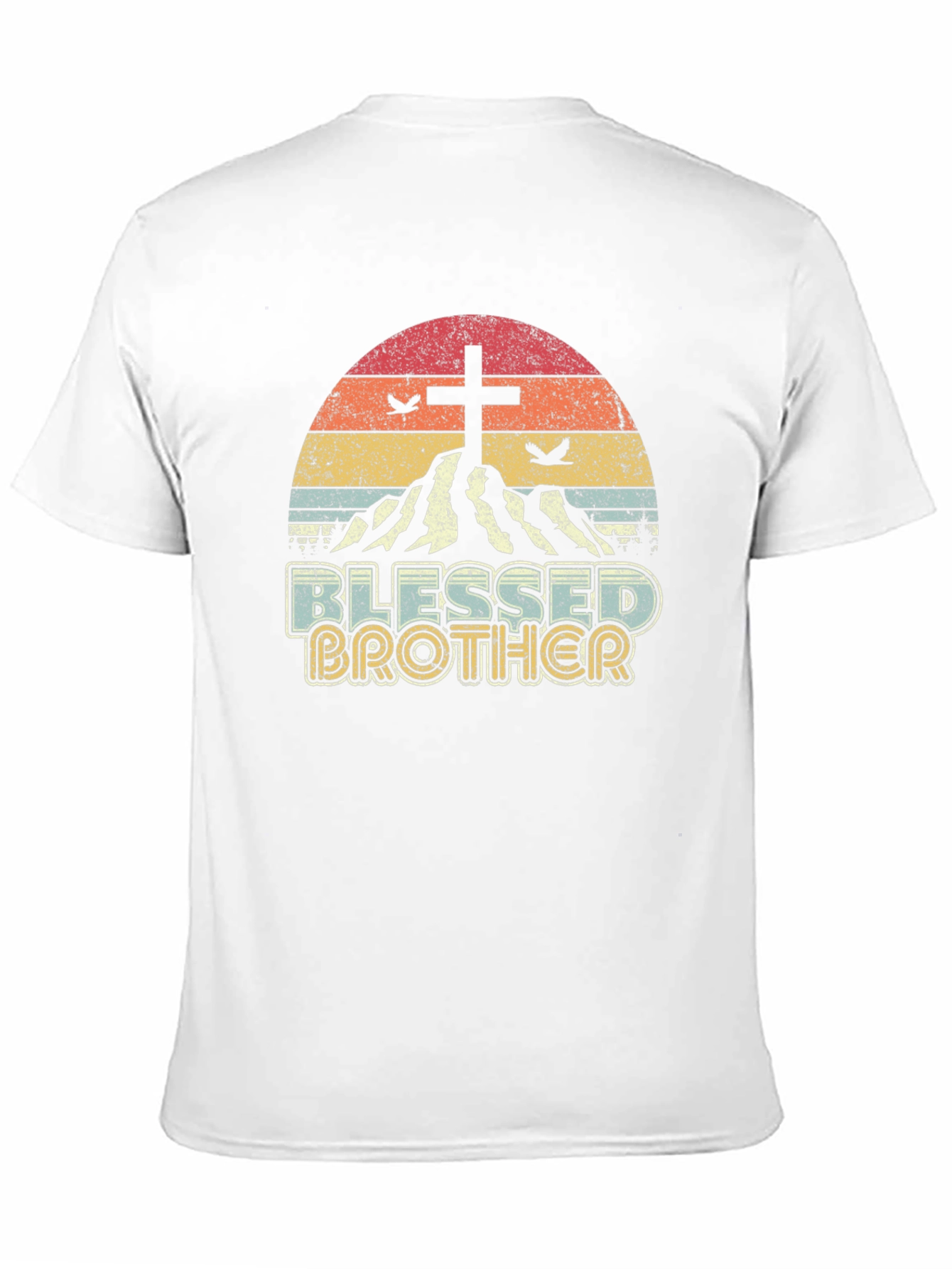 Blessed Brother Christian Graphic Tee - Black