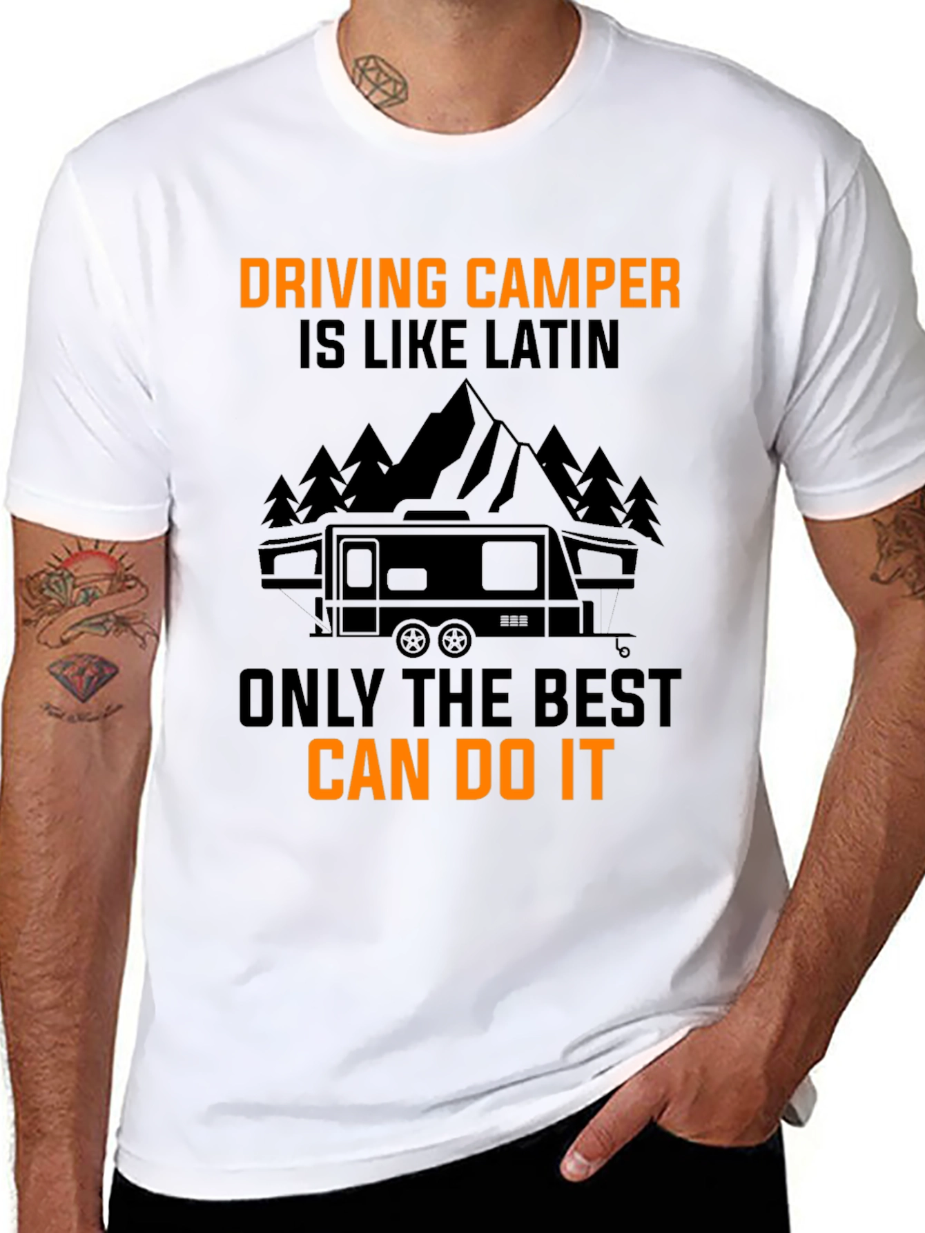 Driving Camper Like Latin Graphic Tee