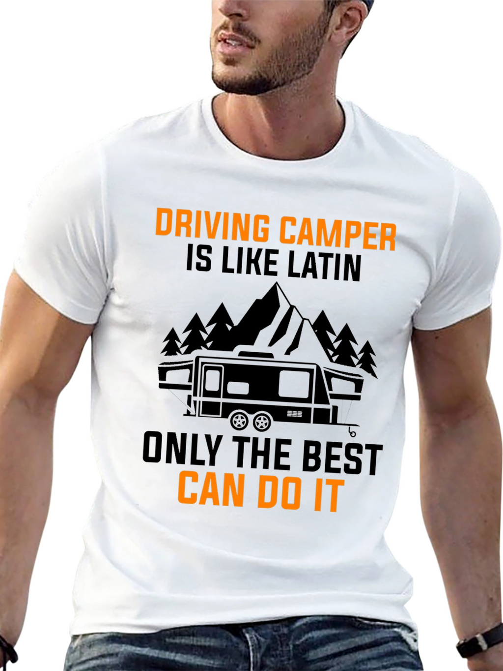 Driving Camper Like Latin Graphic Tee