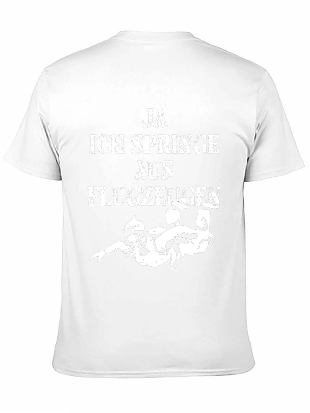 Ja Ich Springe Aus Flugzeugen Funny Skydiving T-Shirt