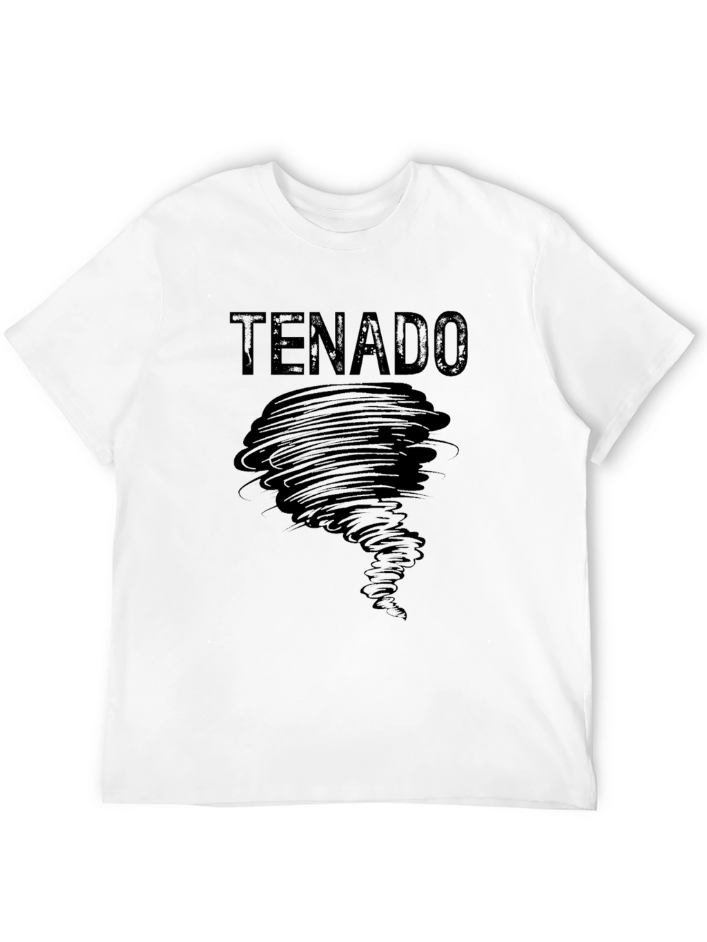 TENADO Tornado Graphic Black T-Shirt