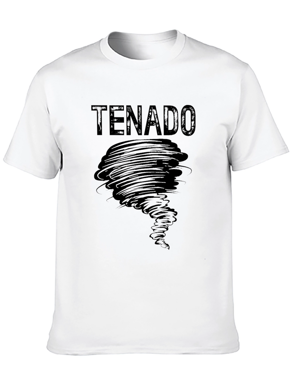 TENADO Tornado Graphic Black T-Shirt