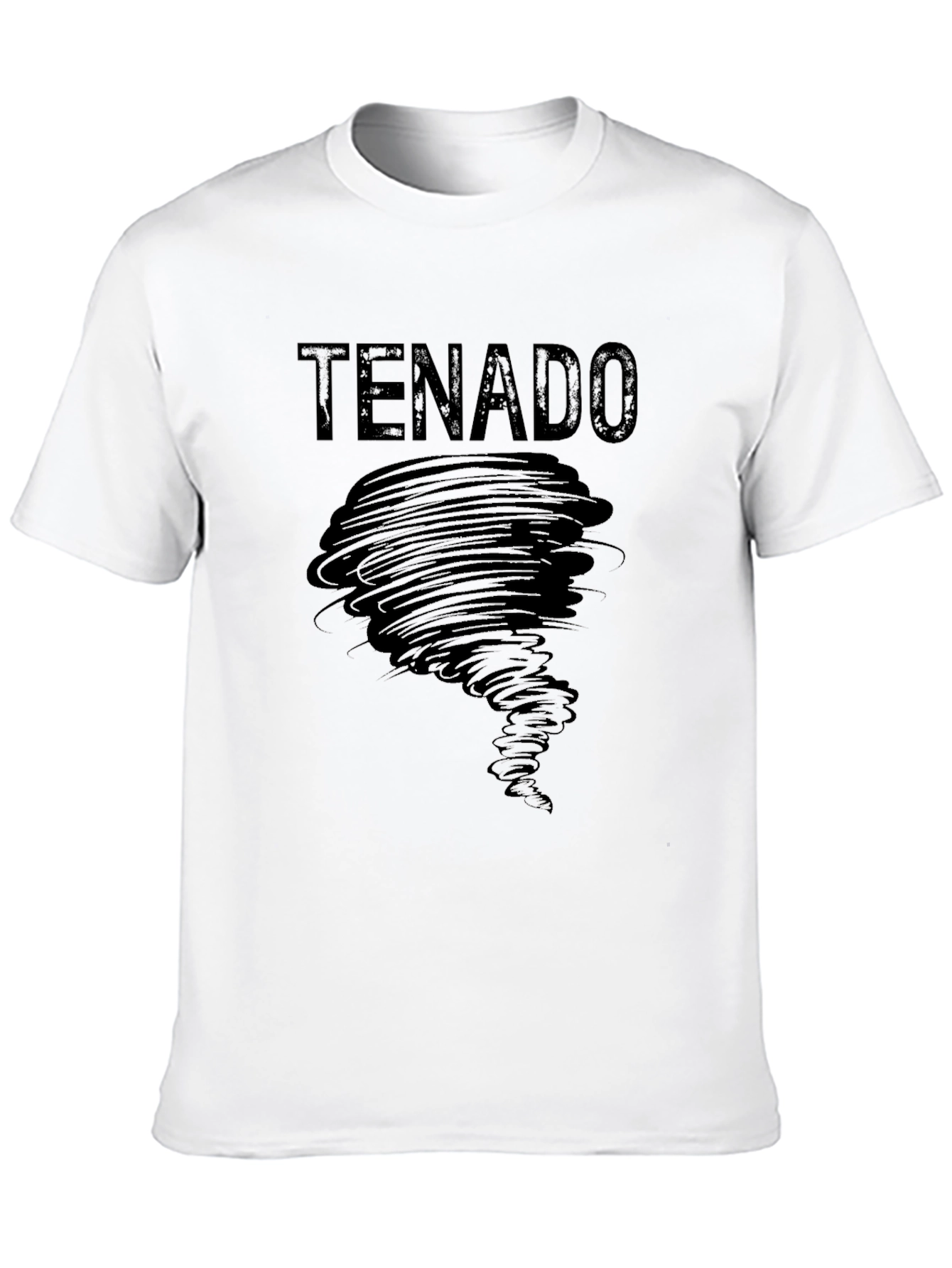 TENADO Tornado Graphic Black T-Shirt
