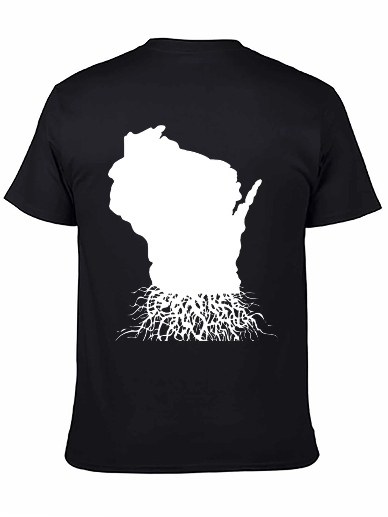 Wisconsin Roots Black T-Shirt - State Pride Tee