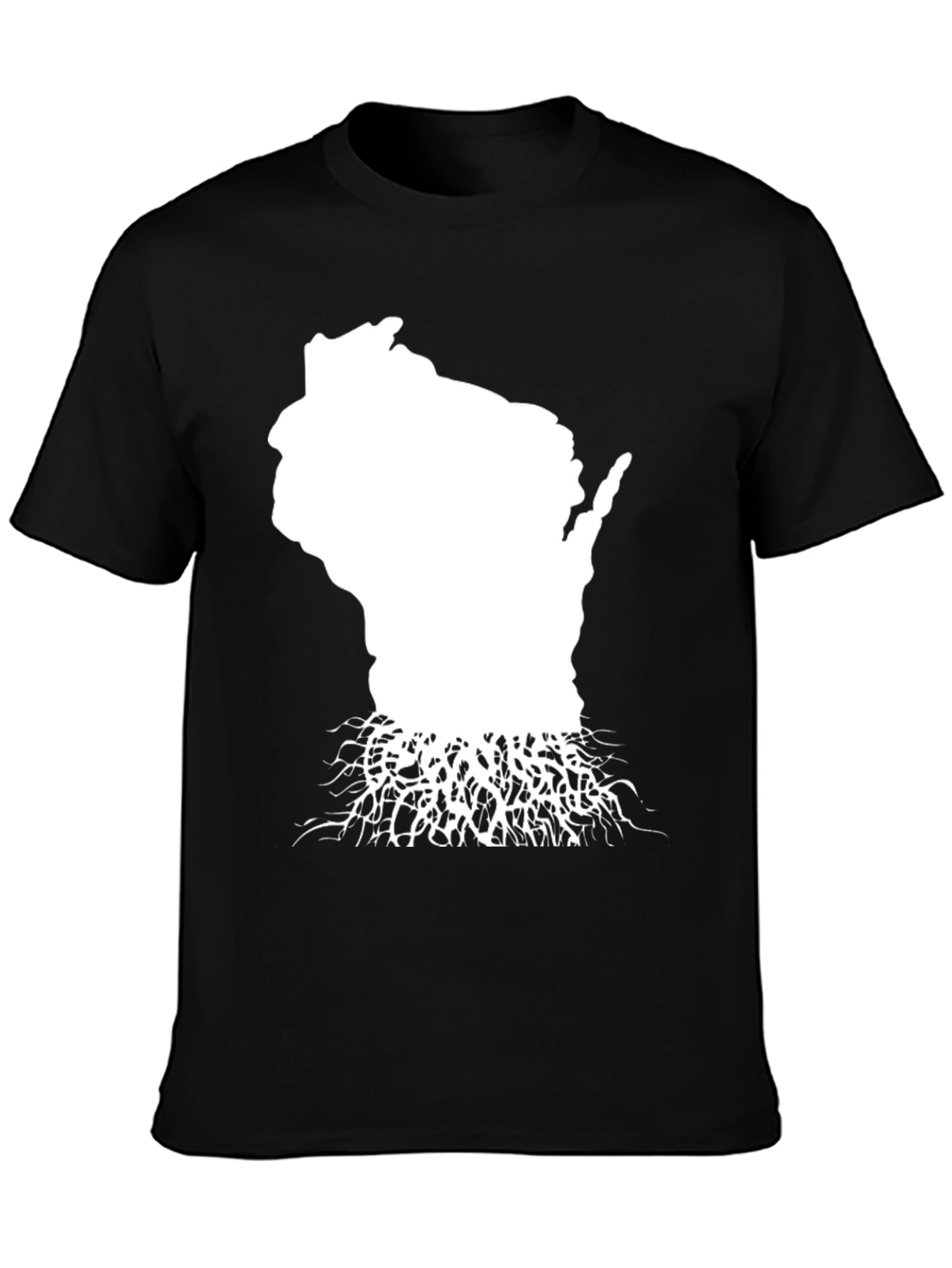 Wisconsin Roots Black T-Shirt - State Pride Tee
