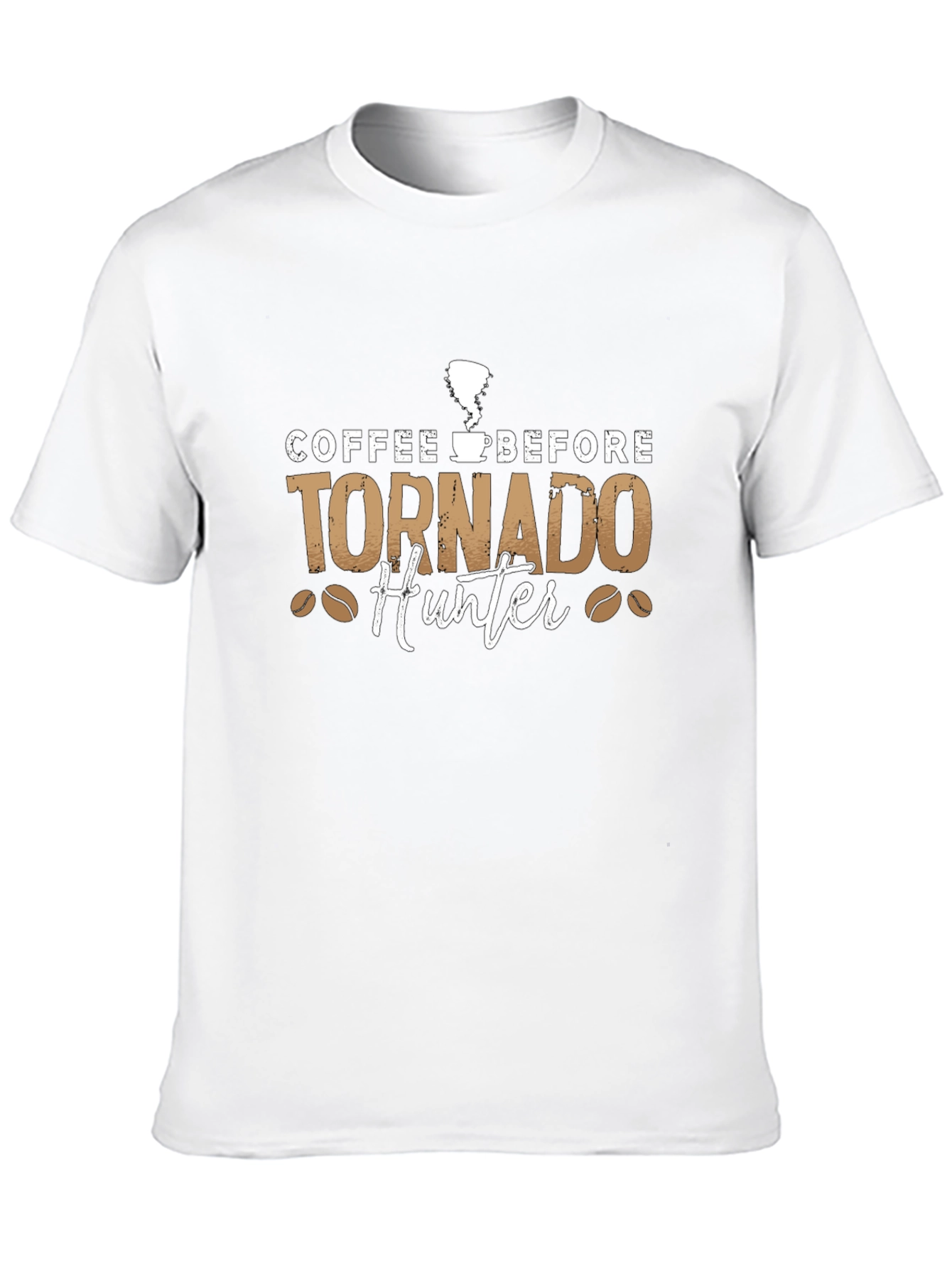 Coffee Before Tornado Hunter Black Tee