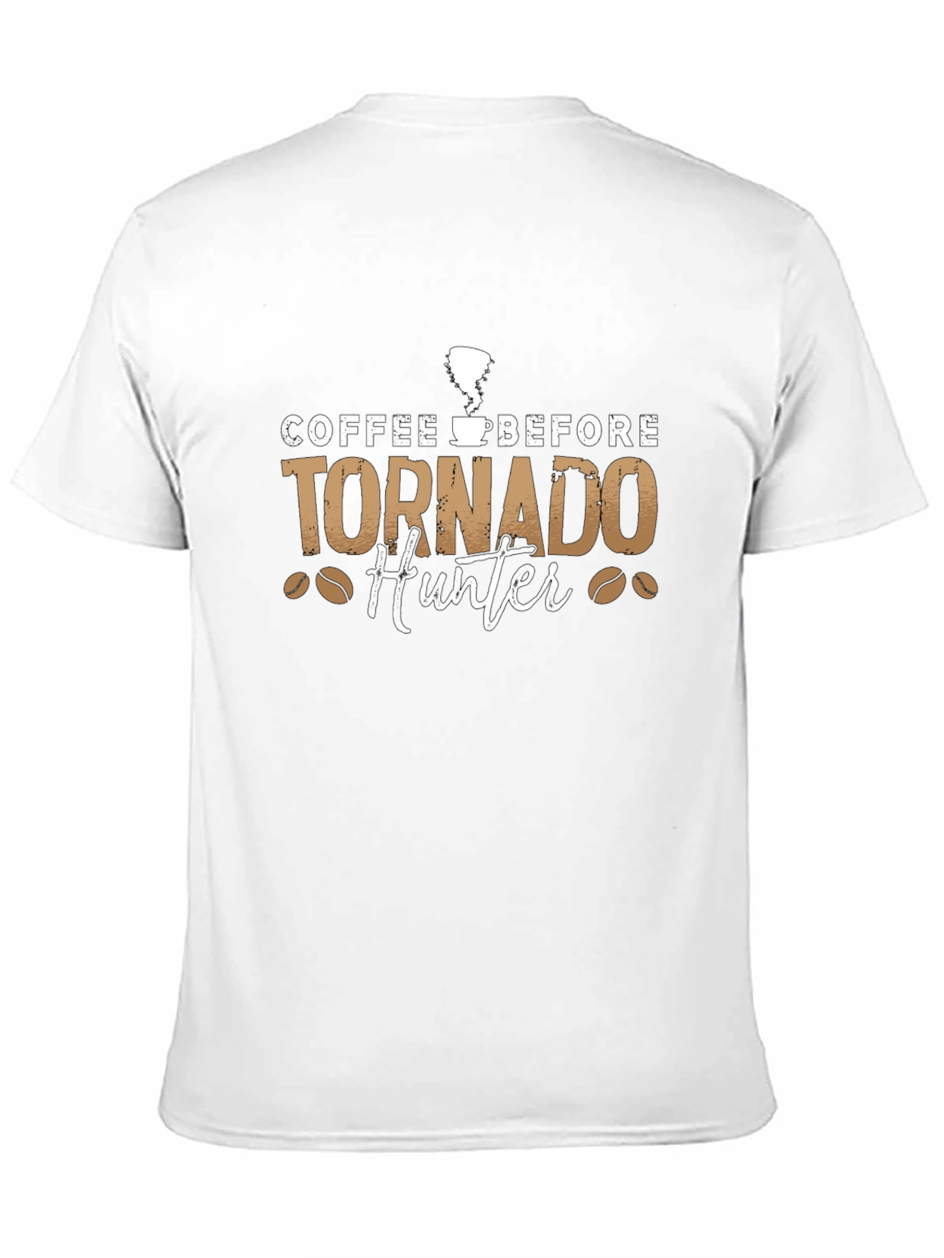 Coffee Before Tornado Hunter Black Tee