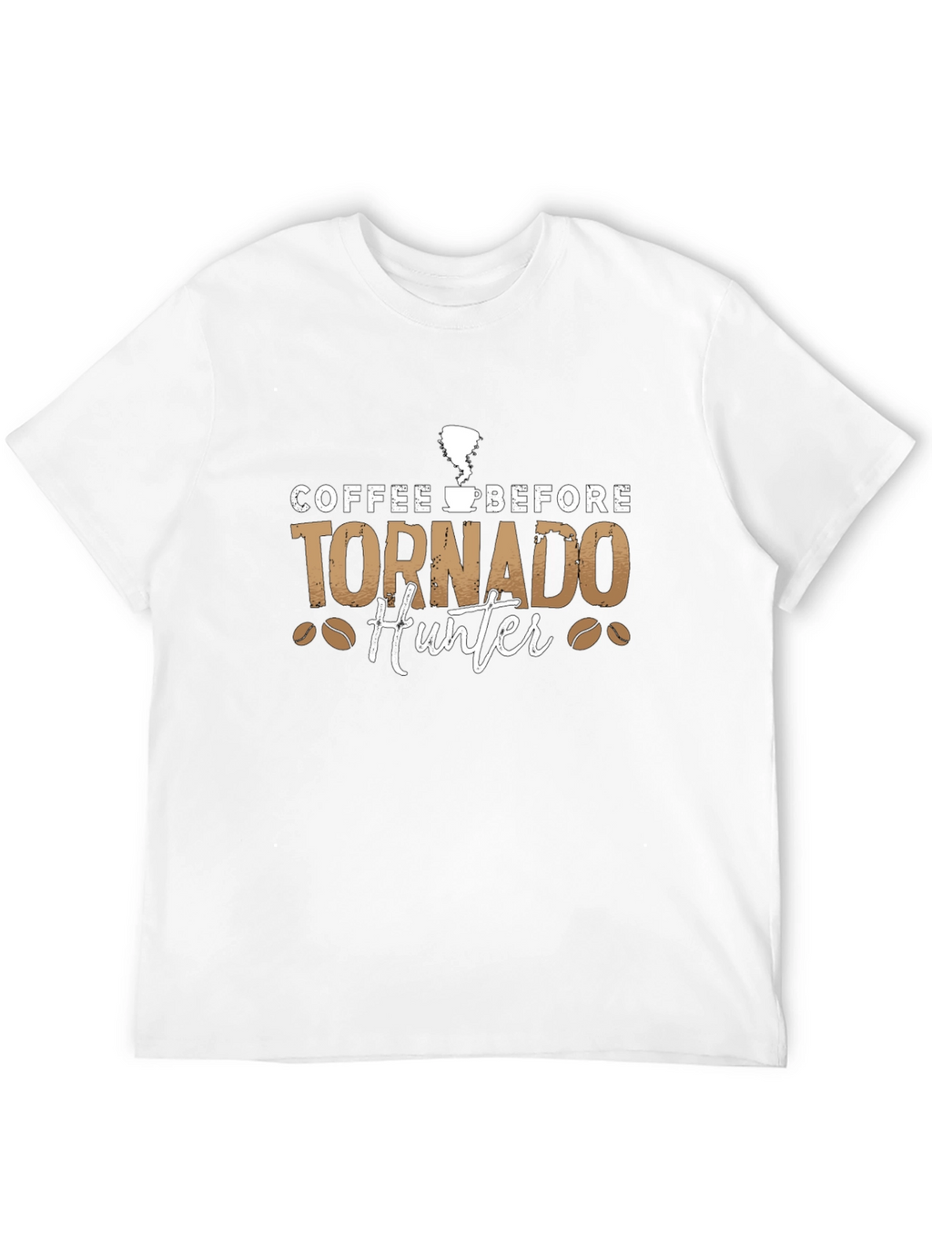 Coffee Before Tornado Hunter Black Tee