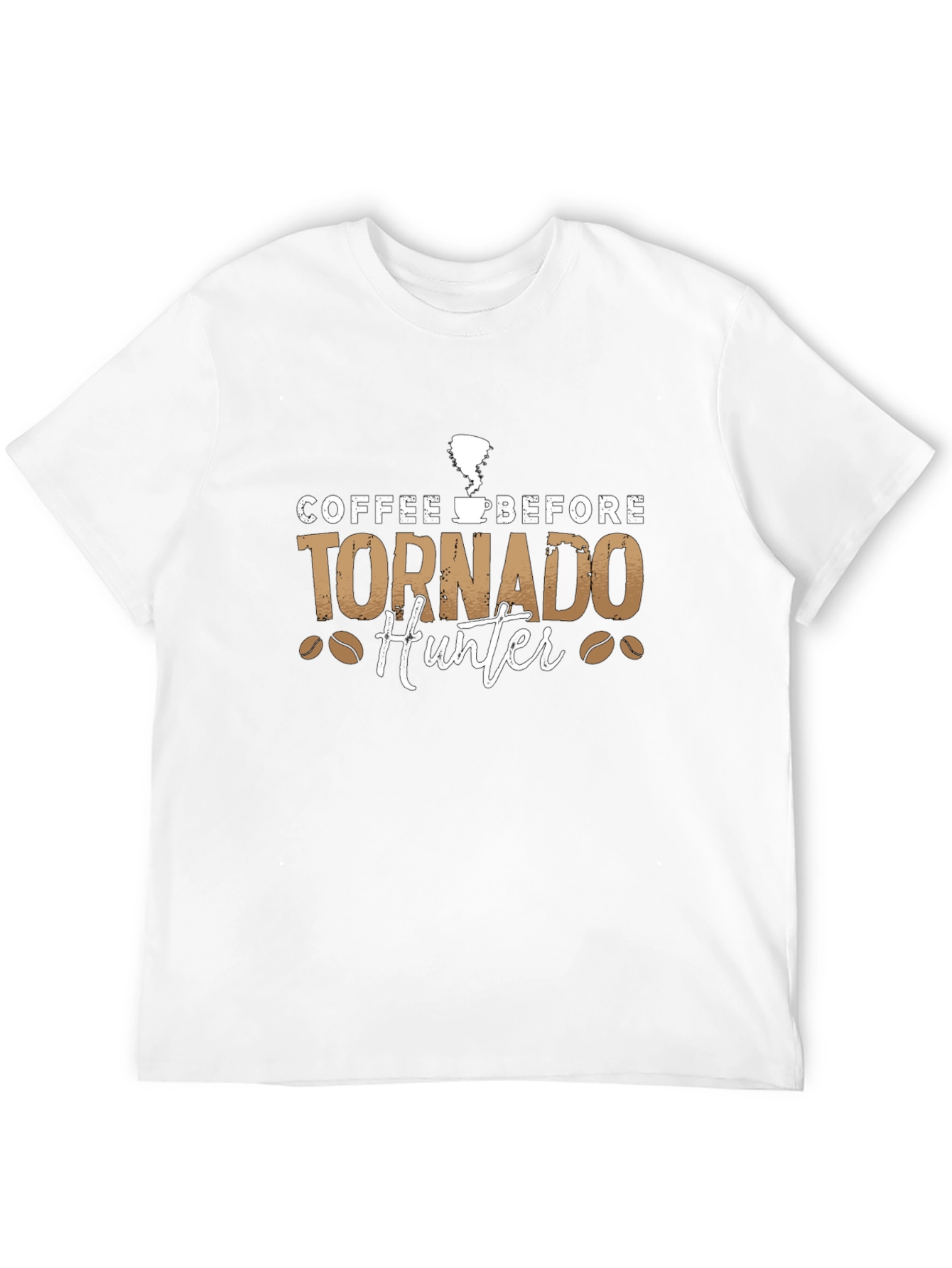 Coffee Before Tornado Hunter Black Tee