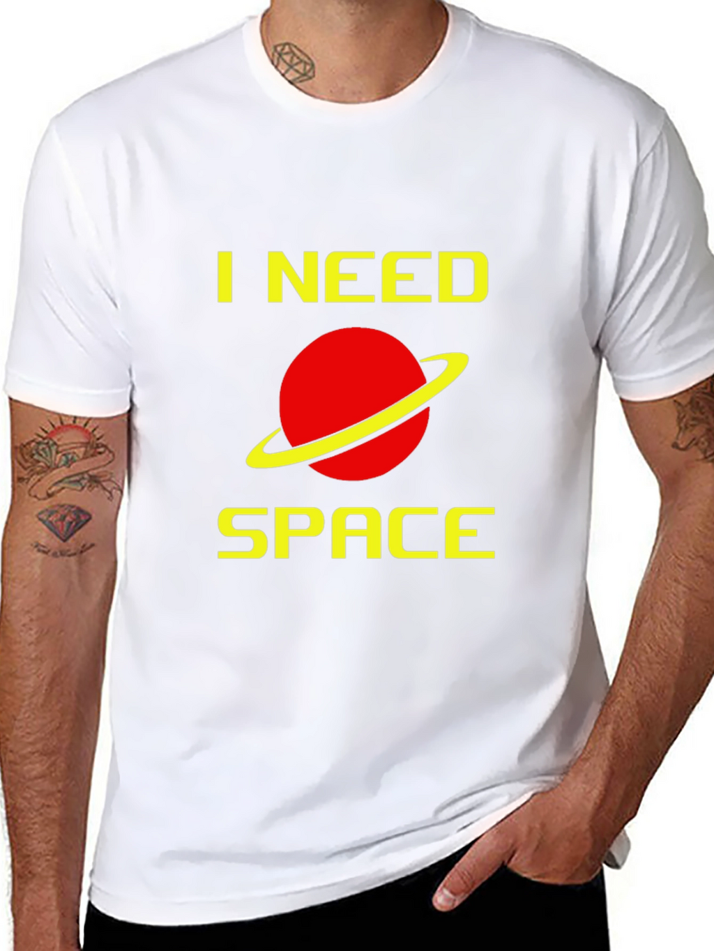 I Need Space T-Shirt - Planet Graphic Tee