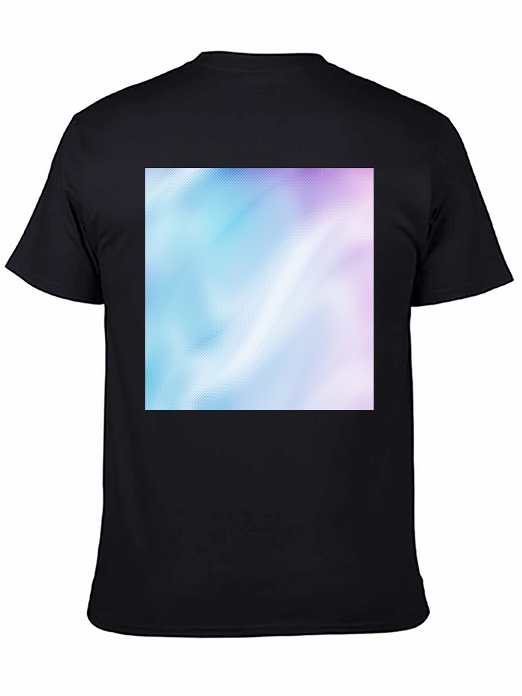 Abstract Gradient Graphic Tee - Modern Casual Style