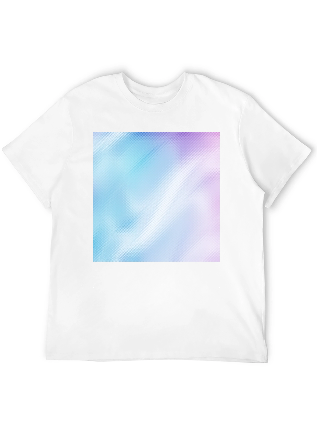 Abstract Gradient Graphic Tee - Modern Casual Style