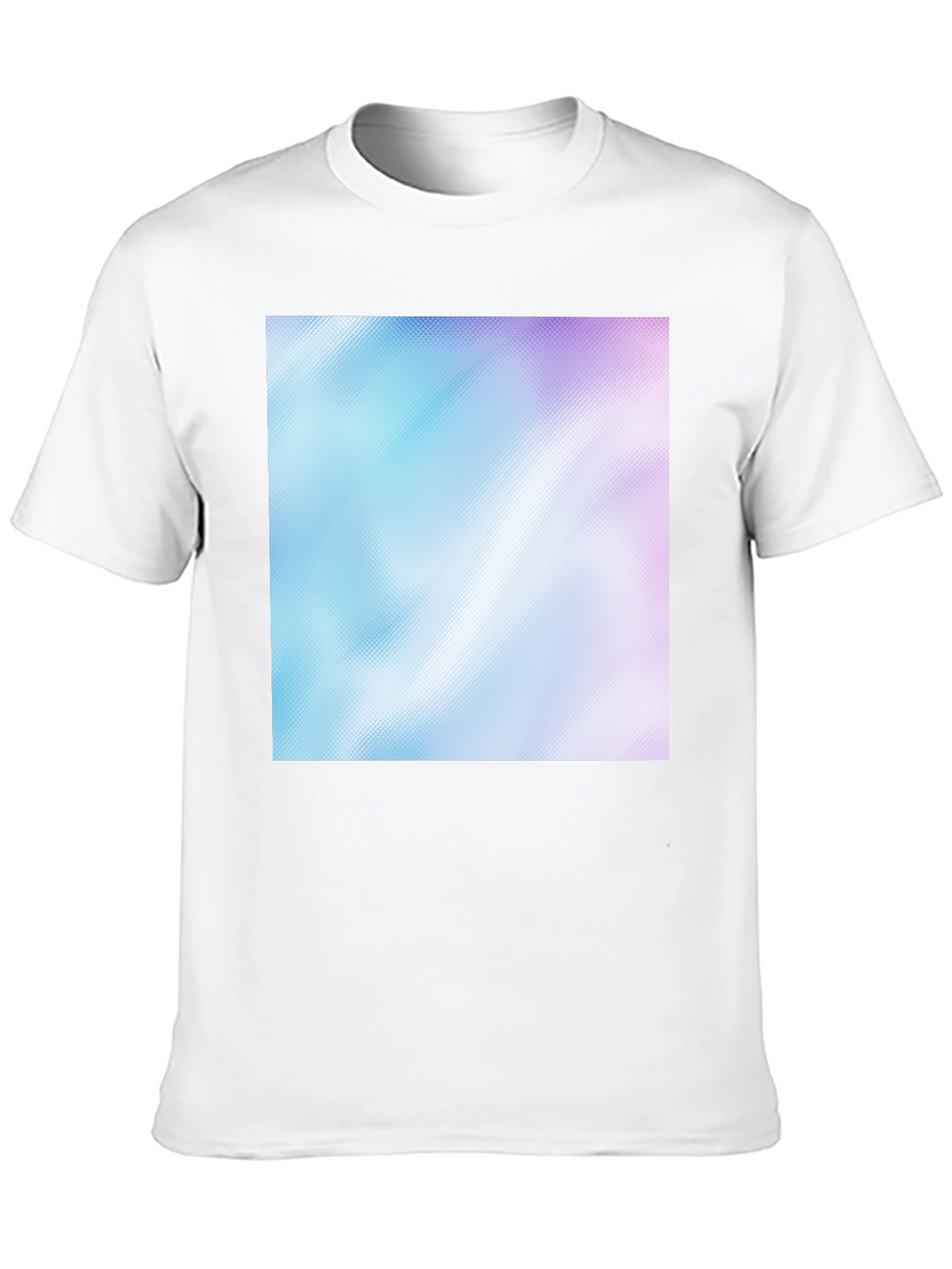 Abstract Gradient Graphic Tee - Modern Casual Style
