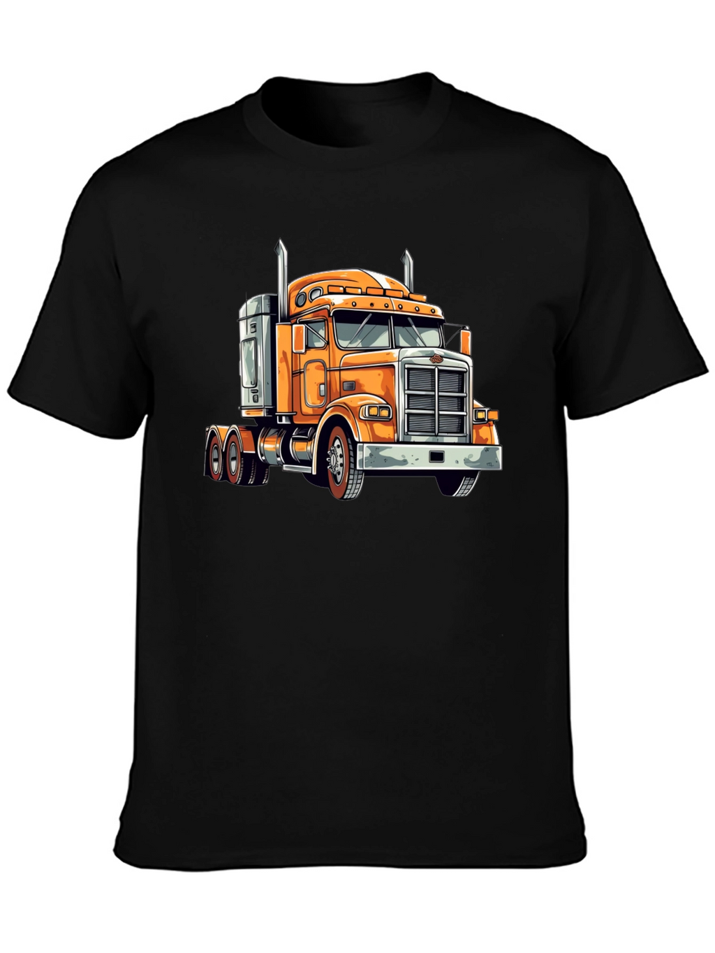 Truck Graphic T-Shirt - Bold Semi-Truck Design