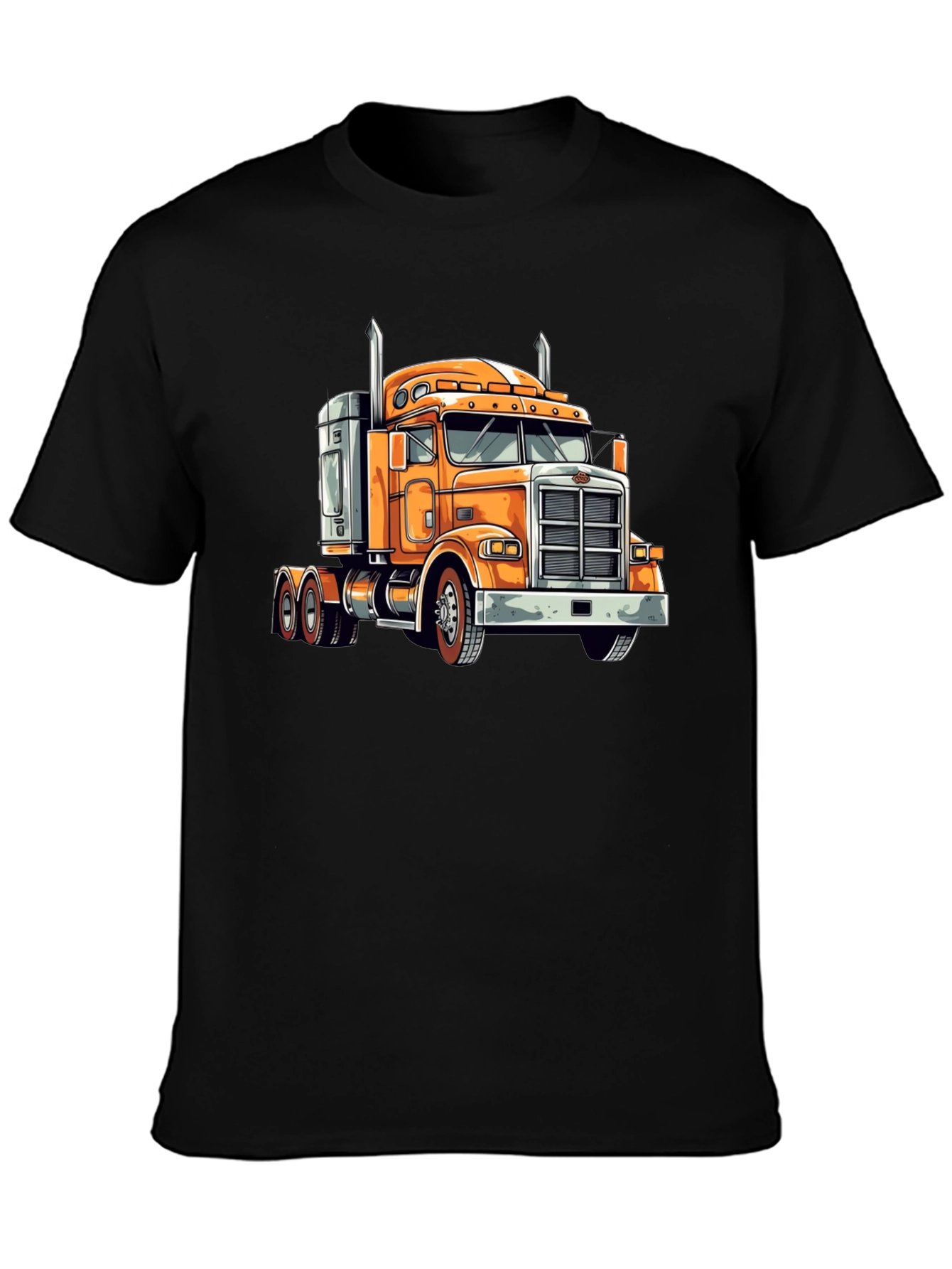Truck Graphic T-Shirt - Bold Semi-Truck Design