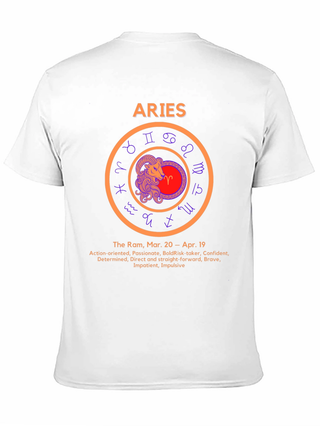 Aries Zodiac Sign T-Shirt