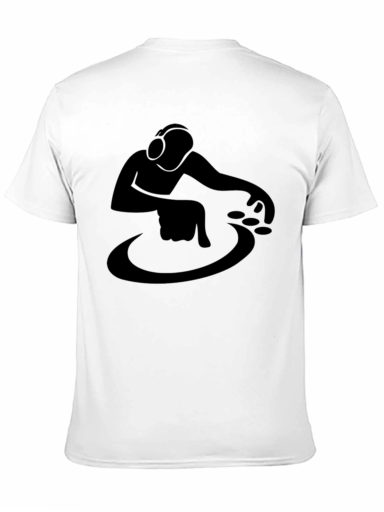 DJ Graphic Tee - Stylish Black Cotton T-Shirt